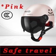 🏍️Spot goods🏍️helmet Summer sun protection safe travel Comfortable Safety Motorcycle Helmet Topi Mot