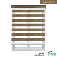 KKBS CURTAIN Fidelio Bidai Zebra Tempahan  Blackout (Fidelio  Blackout Zebra Blinds Custom Made)