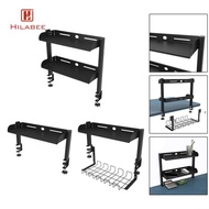 [UsusexaMY] to Clip Onto The Desk Shelf Above Or Below The Table Shelves. Versatile Black Cable Mana