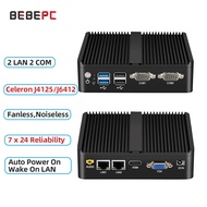 สินค้าใหม่ Bepc Industrial Mini PC Celeron Quad-Core 2955U Dual LAN Fanless คอมพิวเตอร์ตั้งโต๊ะ Wind