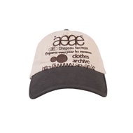 [aeae] WEB LOGO 5PANNEL CAP [CHARCOAL/MOCA]