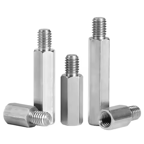 M2 M2.5 M3 M4 M5 M6 Stainless Steel Hex Standoff Male to Female Stand-off Spacer Screw Length 4~100m