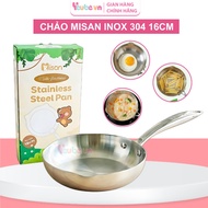 Misan Enchanted Forest 3-Layer Solid 304 Stainless Steel Pan 16cm Non-Stick, No Contamination, Good 