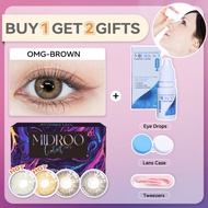 Midroo OMG Series Contact Lens Contacts Color Contact Lens Complete Set Yearly Graded 0.00