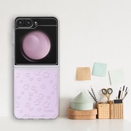 Samsung Flip6/Flip5 5G 浮雕感輕薄軍規防摔手機殼-腳印