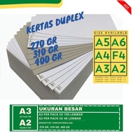 Kertas Duplex/Karton Duplex Putih Abu Abu A3&A2 Perpack Terbatas