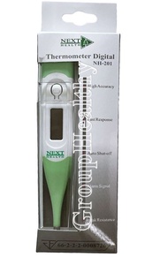 Next Health ปรอทวัดไข้ แบบดิจิตอล ปลายอ่อน Thermometer Digital NH-201 จอแสดงผลแบบดิจิตอล 1 ชิ้น