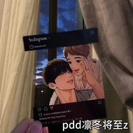 BJ Alex Anime Card Jaekyung Dongkyun Acrylic Cards Korean BL Manhwa Shoot Accessories Cartoon Deskto