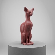 數碼 3D模型STL CNC Router文件 3dprintable Cat Abyssinian