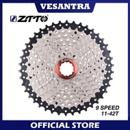 ZTTO Sprocket 9 Speed 11-42T Silver Gear Cassette Sepeda MTB Outdoor Metal - Goes Store87