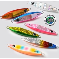 Fatty Bom Bom Jig 100g assorted colors Fishing Shore Jig Boat Jig Coral Reef Jig Slowfall Jigging