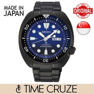 [Time Cruze] Seiko Prospex Save The Ocean Turtle Edition Japan Made Automatic Blue Men Watch SRPD11J SRPD11 SRPD11J1