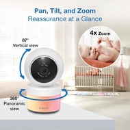 VTech Video Baby Monitor with Camera and Audio, 5" HD LCD Screen, Pan-Tilt-Zoom, 2-Way Talk, VOX Mod