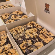 BROWNIES COOKIES BROOKIES DOUBLE CHOCOLATE KEDUT PREMIUM COOKIES&BEAR HOMEMADE FRESHLY BAKED 1KG SUK