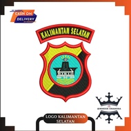 SOUTH KALIMANTAN LOGO - SOUTH KALIMANTAN - POLDA - RAISED - FLAT 3D