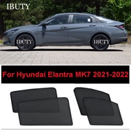 For Hyundai Elantra CN7 MK7 2021 2022 Accessories Car Sunshade Visor Mesh Curtains Side Window Sun S