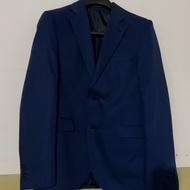 Satu set Jas blazer tuxedo pria laki laki cowok navy nikah pernikahan