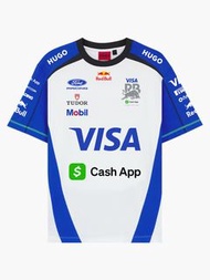 Visa Cash App Racing Bull F1 2026 Official Teamline Men’s T-Shirt 細牛一級方程式車隊 2026 T恤 Liam Lawson Arvi