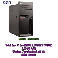 Secondhand Lenovo ThinkCentre TOWER Desktop CPU / Intel Core 2 Duo / 2 GB DDR2 RAM