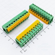[2 Pieces]- KF142-5.08-10-V Terminal Block 10 Vertical Wire Plug Contacts 5.08mm 250V 10A