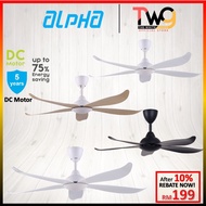 ALPHA Vannus Luna Series 5B - /40"/46"/ 56" With 6 Speed Remote Control DC Motor Ceiling Fan