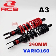 Absorber RCB Racing Boy A3 Series 340mm Vario 160 Shock Absorber Belakang Motor Original Suspension 