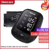 Sinocare Arm Blood Pressure Professional Digital Blood Pressure Monitor Adjustable Cuff 2-Users Mode