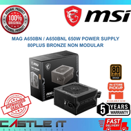 MSI MAG A650BN 650W A650BNL 650W PSU Power Supply 80PLUS Bronze Non Modular