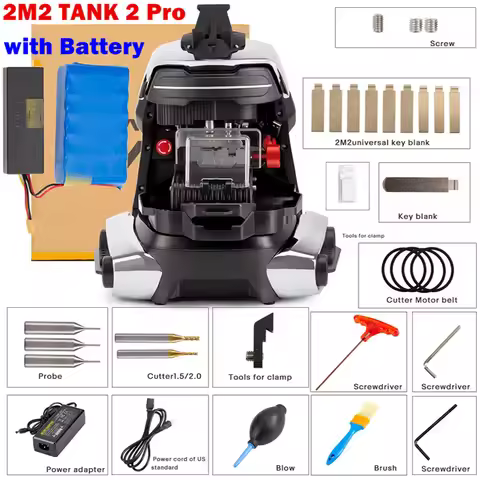 2M2 TANK 2 Pro TANK II Pro with Battery CNC Key Machine