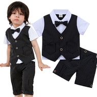 Boys Fashion Clothes Kids Birthday Boss Outfit Toddler Ootd Gentleman Wedding Formal Attire Children