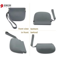 [EHEH] Silicone Coin Purse Keychain Small Silicone Pouch Wired Earbud Case 10x8cm/3.94x3.15 Inches C