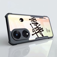 Airbag Case OPPO Reno 2Z 2F 3 A91 4 5 6 7 8 7SE 7Z 8Z A96 Lite Pro Plus 4G 5G Casing Transparent Tre