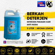 BERKAH - BERKAH DETERJEN - 5 L - DETERJEN CAIR DETERJEN LAUNDRY PAKAIAN DETERJEN LAUNDRY UMUM / KILO