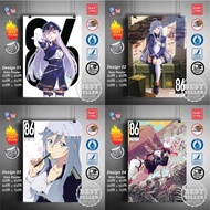 86 Eighty Six | Eiti Shikkusu Poster Sticker Anime Poster Wall Poster Decor Wall art Wall Stickers P