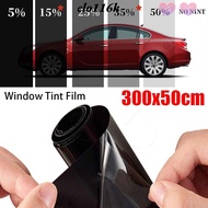 ELOK 1Roll 50x3m Window Tint Film,  UV Protection Scratch Resistant Car Foils, Durable VLT 1%-50% Su