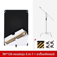 SUBEN | ชุดกระดานไฟนุ่มสำหรับถ่ายภาพ พร้อมขาตั้งธงมือถือ สำหรับถ่ายภาพวัตถุนิ่ง อาหาร งานแต่งงาน และ