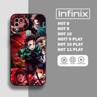 Case Infinix Hot 8 Hot 9 10 Play 11 Kesing Motif Anme - Soft Case Hot