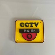cctv Sign Camera 3D Work Plastic Sun-Resistant Rain-Resistant