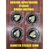 RAGUNA LOGO STICKER 70MM ORIGINAL JAPAN RAGUNA