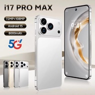Hot 2025 New i17 Pro max 7.3 inch HD 16GB+1TB 8000mAh Battery 4G 5G Dual Sim Card WiFi GPS