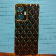 Casing Realme C55 2023 Softcase List Chorme Gold Mewah Case Hape Terbaru