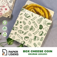 Cheese Coin Box Cheese Coin/ Ivory Box/ Foodgrade Box/ 12x3x12 Coin Box/ Cheese Coin Box/ Coin Cake 