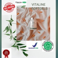 VITALINE SOFTGELS [ GLOWING ] Pemutih Badan Tiens Alami Vitaline Softgel Ampuh 100% Original Pencerah Tubuh