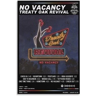 Treaty Oak Revival No Vacancy Canvas Poster Bedroom Decoration Landscape Office Valentine's Birthday