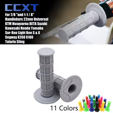 Motorcycle 22mm 7/8" Handlebar Rubber Gel Hand Grips Brake Hands For Suzuki RM250 RMZ250 RMZ450 RMX2