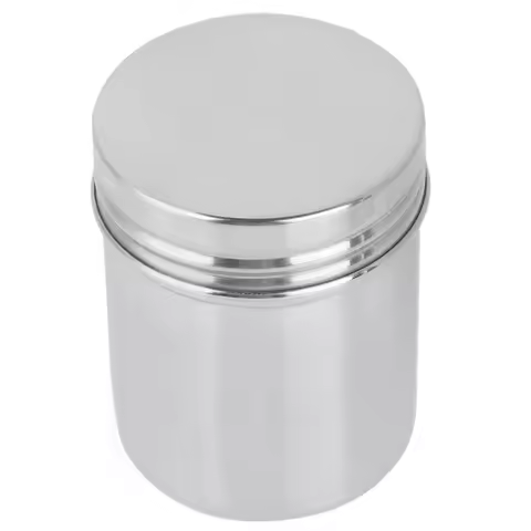 Sealed Food Container Stainless Steel Sealed Jar 304 Stainless Steel Sealed Storage Jar Portable Tea