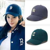 [MLB] Korea Unisex Premium Basic Small Logo Structure Baseball Cap _ 3Colors_New York Yankees / Cleveland Guardians / Boston Red Sox