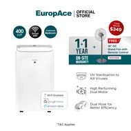 [Upgraded Model] 20,000 BTU Air Purifying Dual Hose Portable Aircon with WiFI (4-IN-1)  | EPAC20E6UV