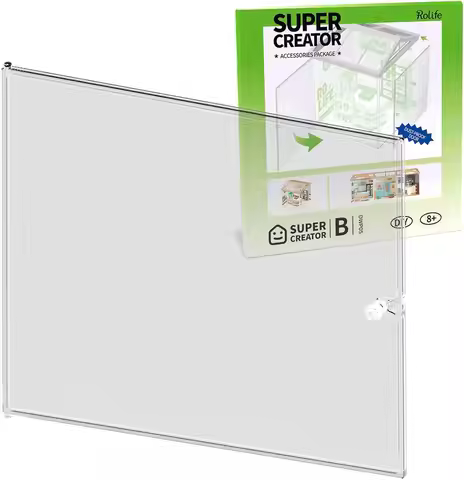 ROBOTIME Rolife Roof Dust Proof Door for Super Store Series Super Creator Accessories