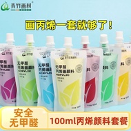 Raw Wall diypp Pigment Art Acrylic Painting Waterproof 100ml Dedicated Non-tq Graffiti Set Fade Acry